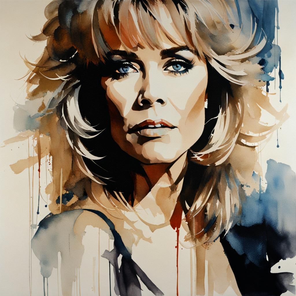 "portrait of  Jane Fonda,