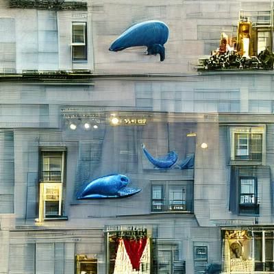 Blue Whales: Fifth Avenue Window Dressers
