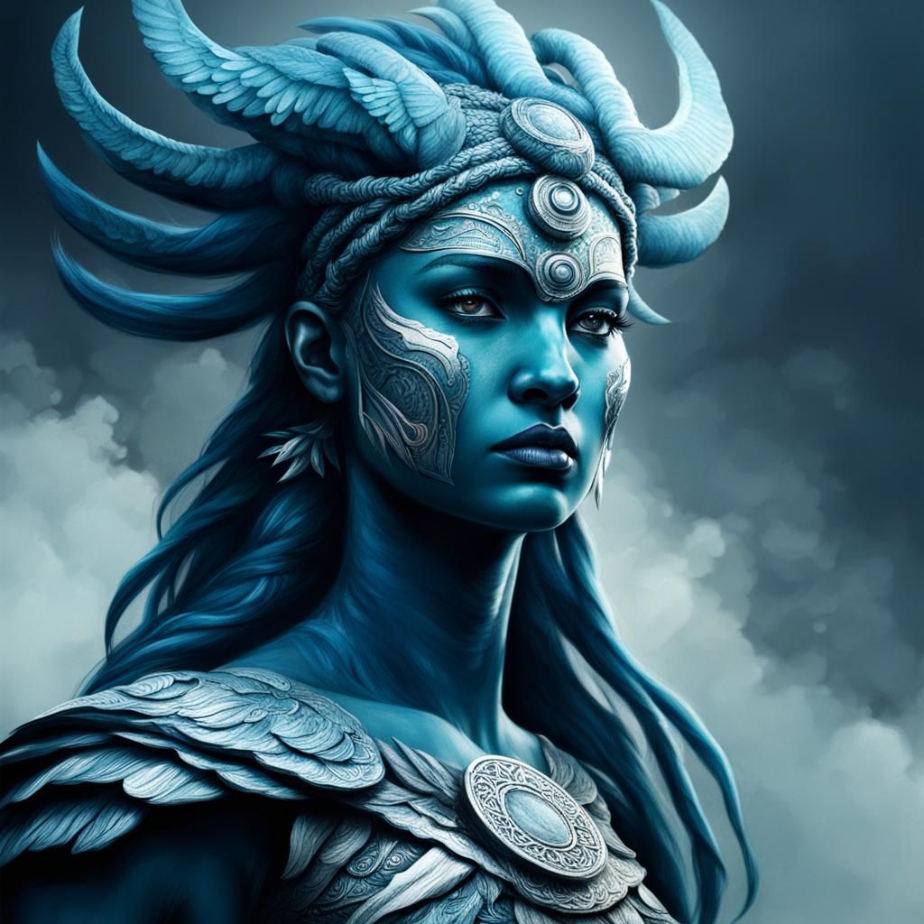 Epic Mythological Woman: A Classic Depiction