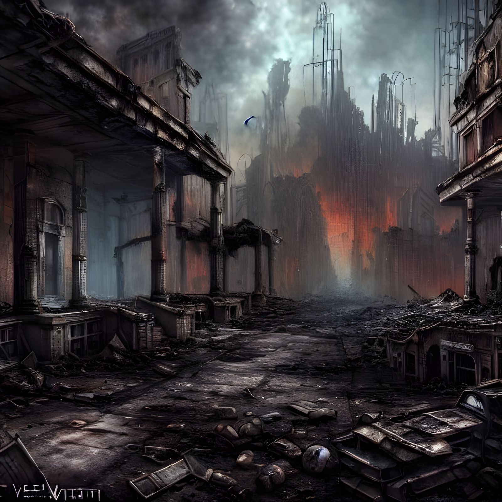 Detailed Post-Apocalyptic Ruin World in Unreal Engine 5