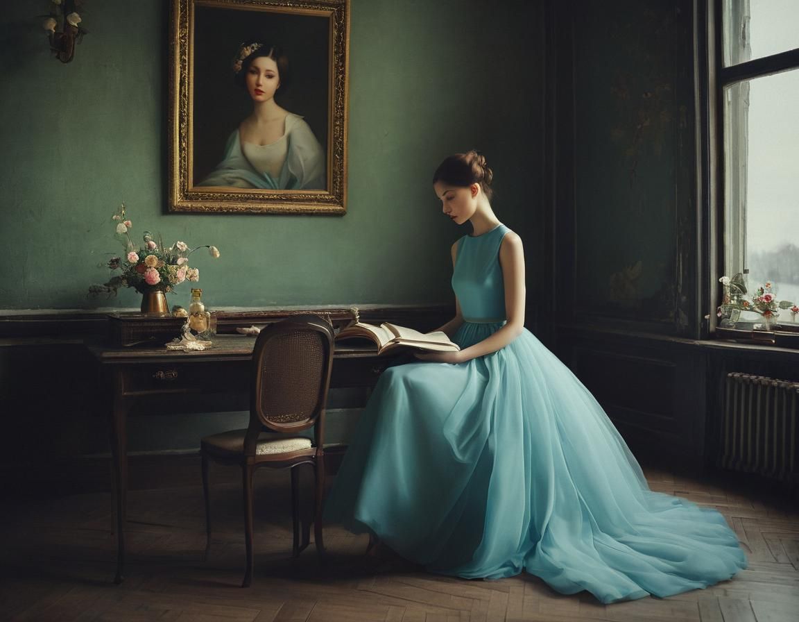 Dreamy Home Interior Inspired by Romantic Portraiture