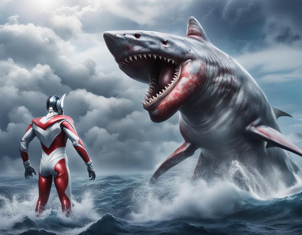 Ultraman vs Diabolic Shark
