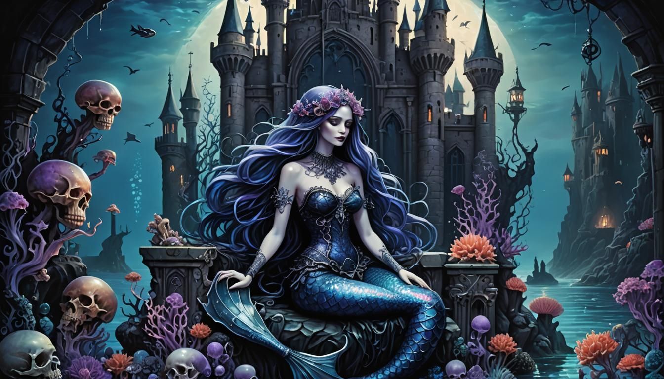 Velgaya, The Goth Mermaid Princess