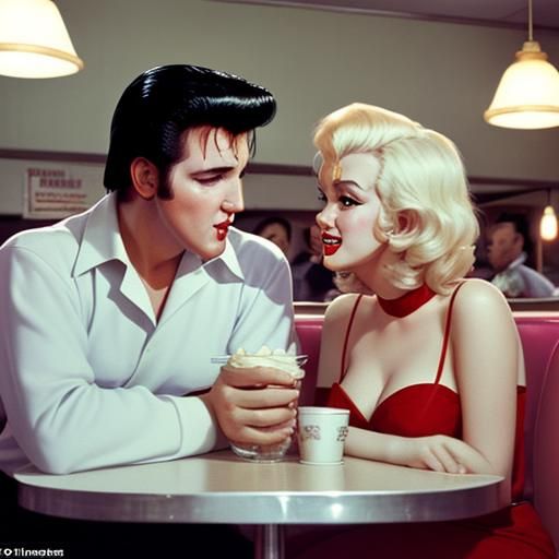 Elvis and Marilyn: 1950s Diner Date in Memphis