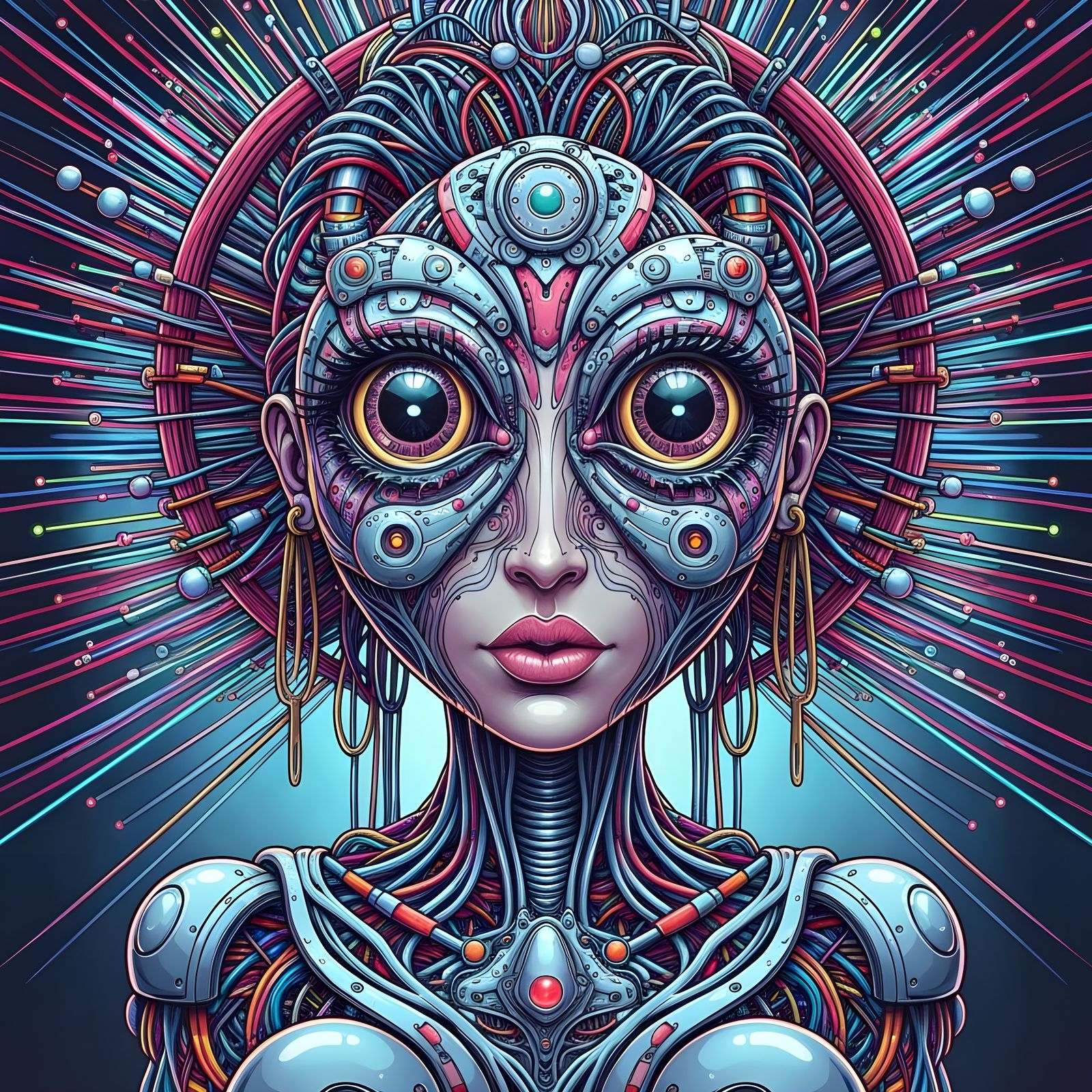 Mother Machine Robotic Deity