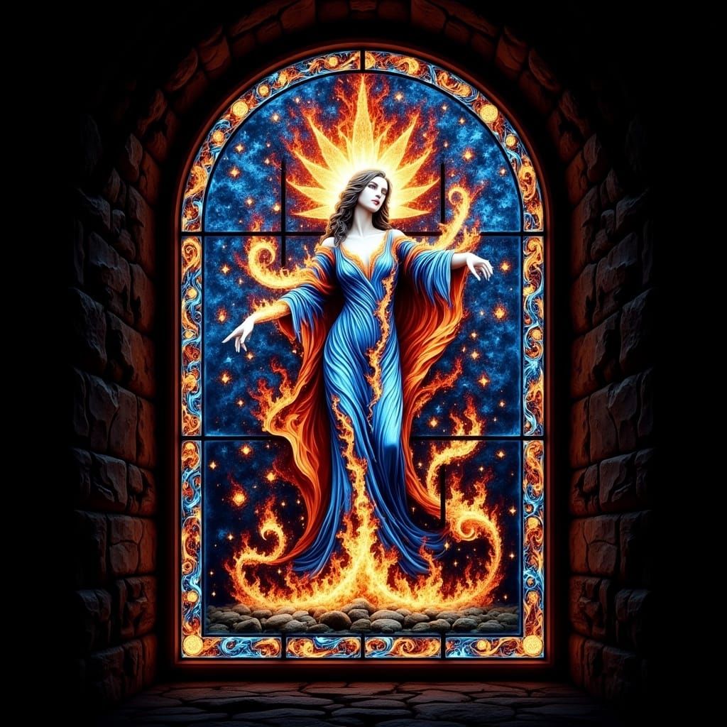 A Woman's Gentle Reminder of the Magic in Stained Glass