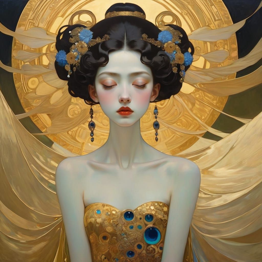 Surrealist Dreamscape in a Blended Style