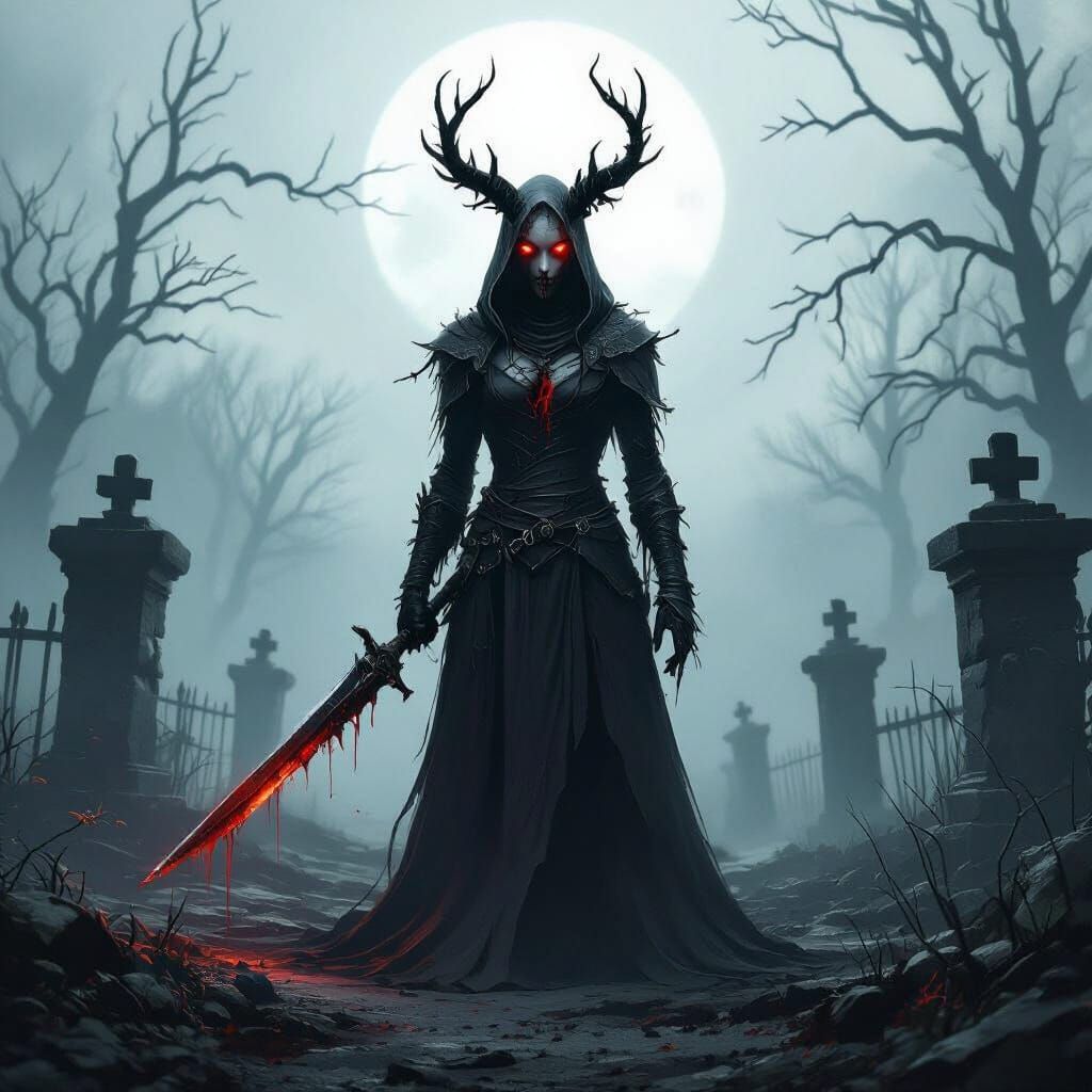 AI-Generated Horror Image: A Macabre Creation