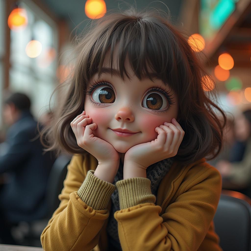 AI Generated Image of a Baby's Face