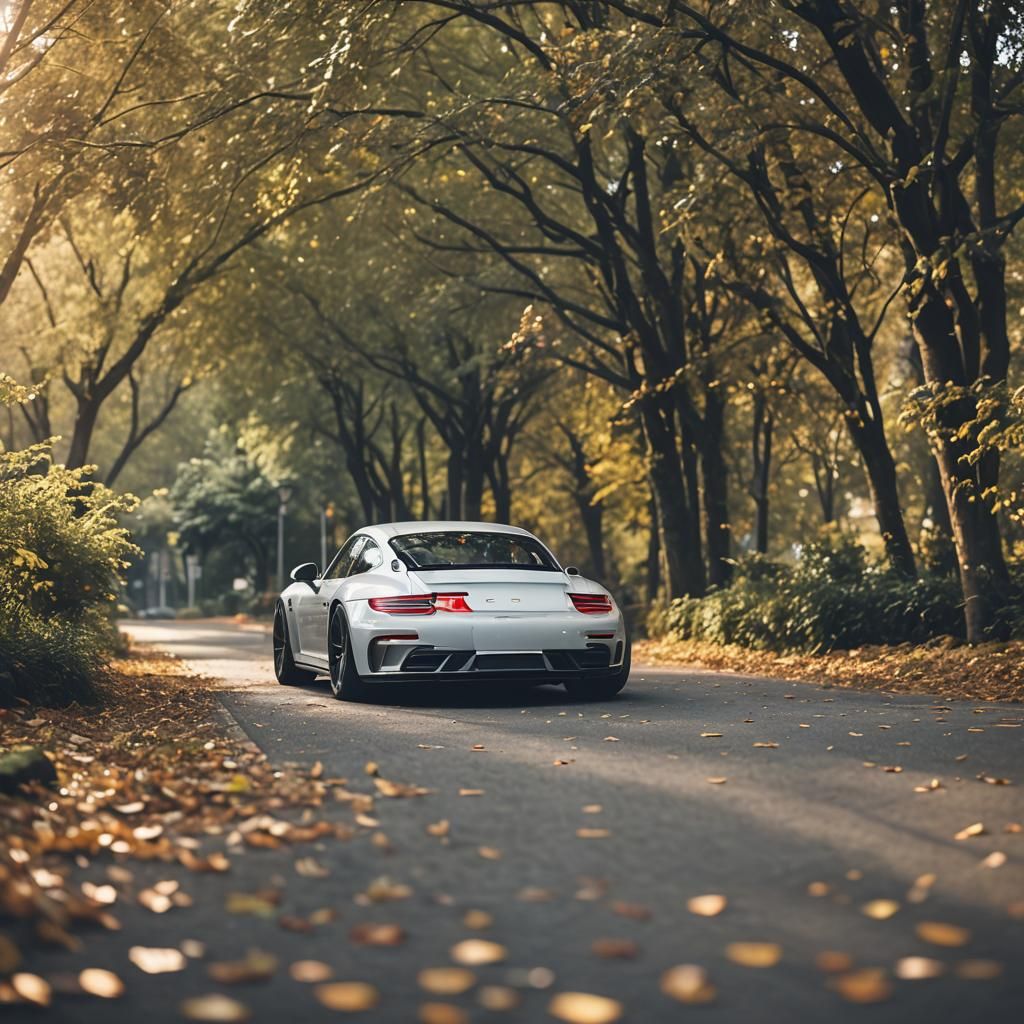 Porsche in Natural Lighting: Professional Car Photography