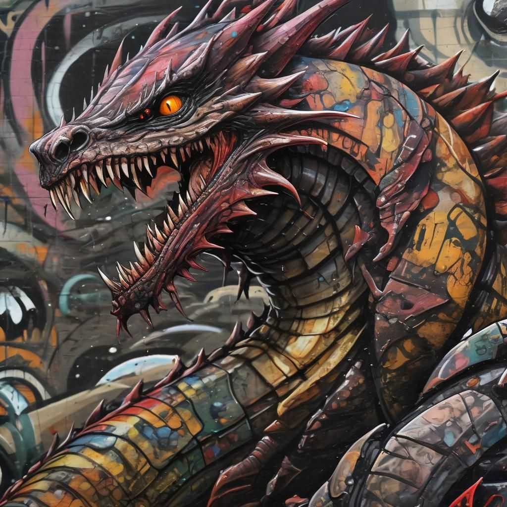 a realistic and highly detailed image of a grotesque, femini...