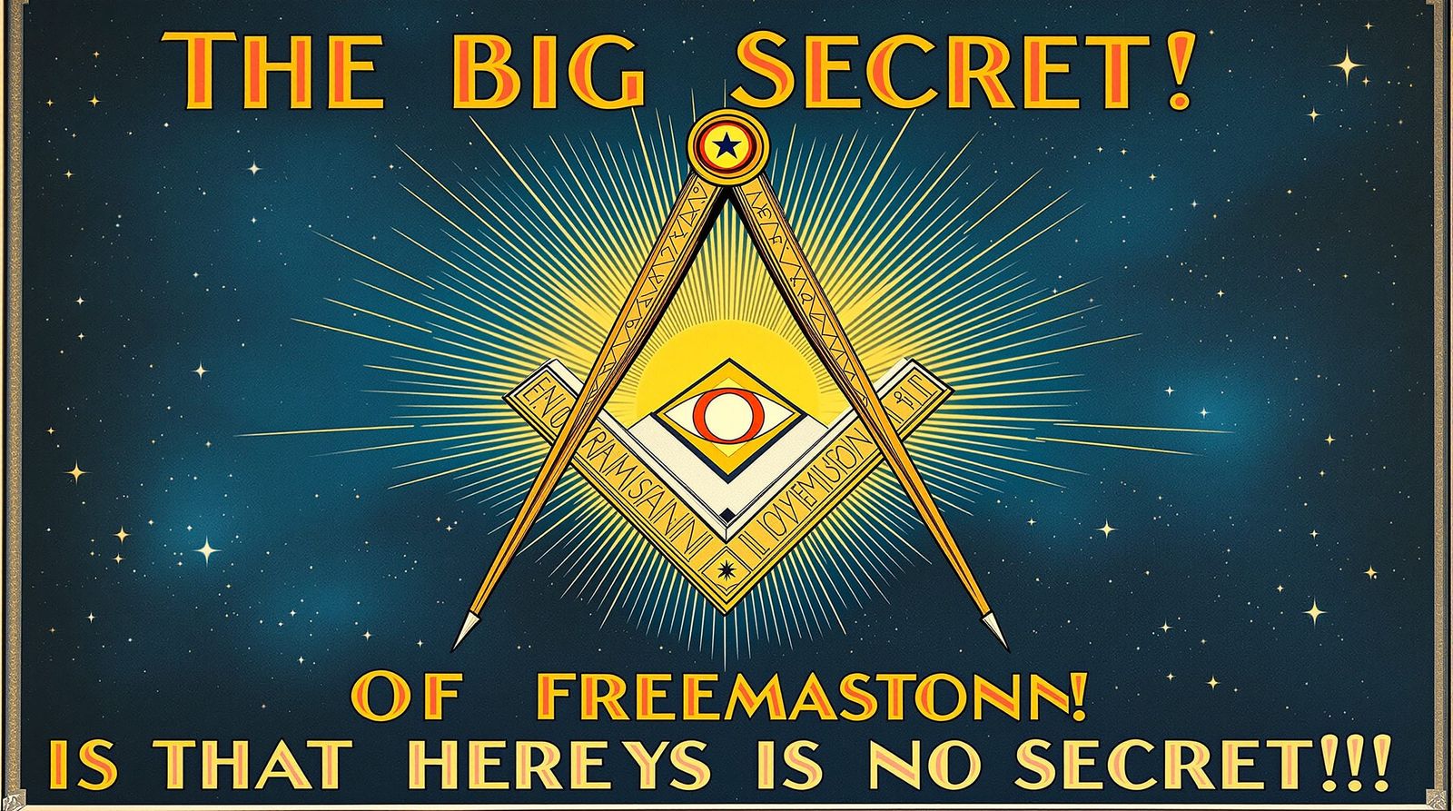 Art Deco Masonic Symbol Reveals No Secret
