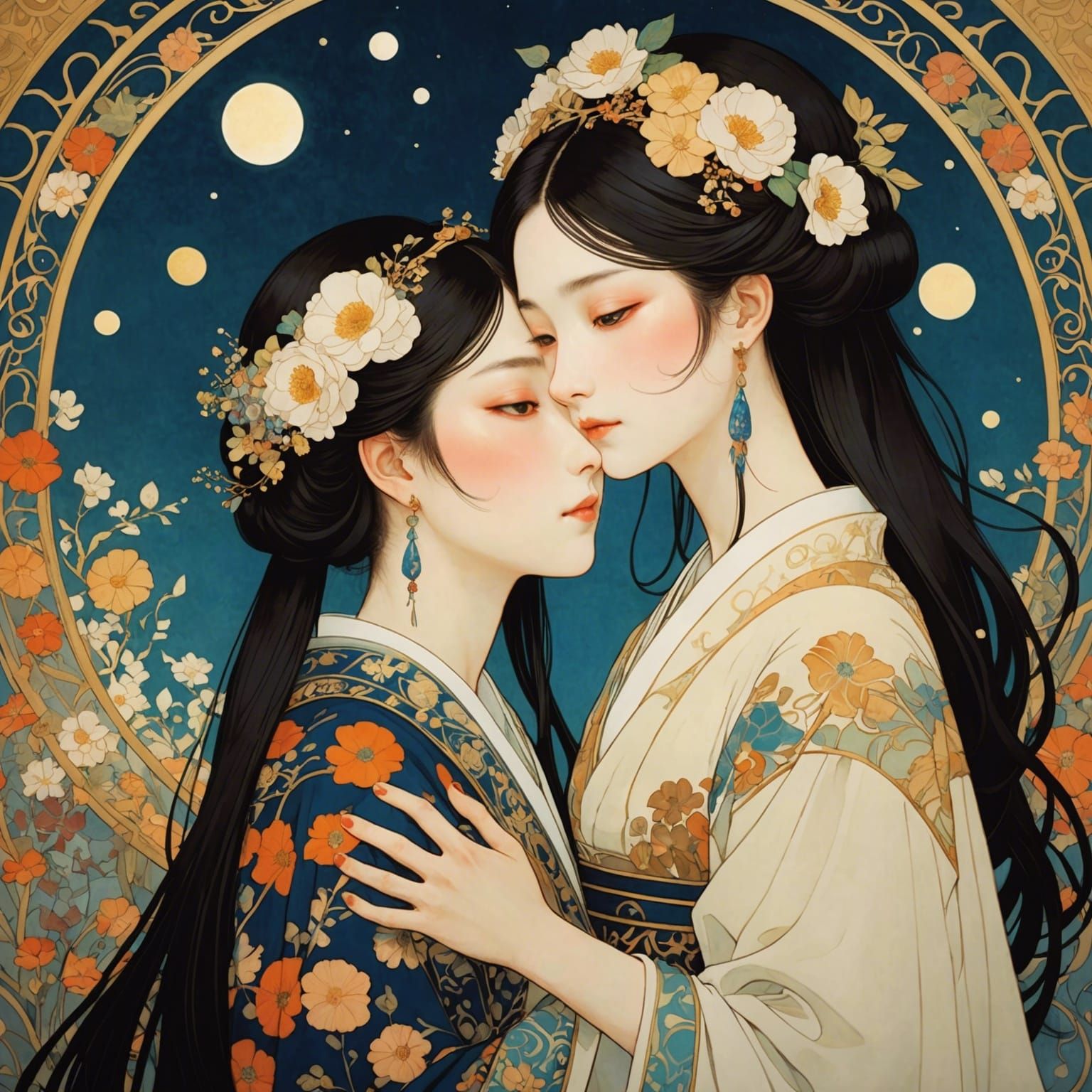 Art by Kay Nielsen, Edmund Dulac, Satoshi Kon, Mamoru Hosoda, Victo Ngai, James Jean, Jesper Ejsing, Alphonse Mucha, Stu...