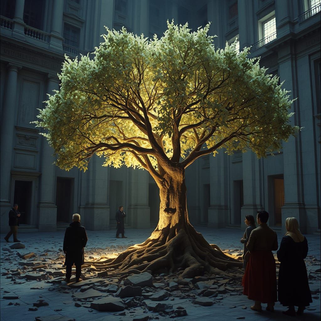 Ancient Tree of Hope in Forgotten City
