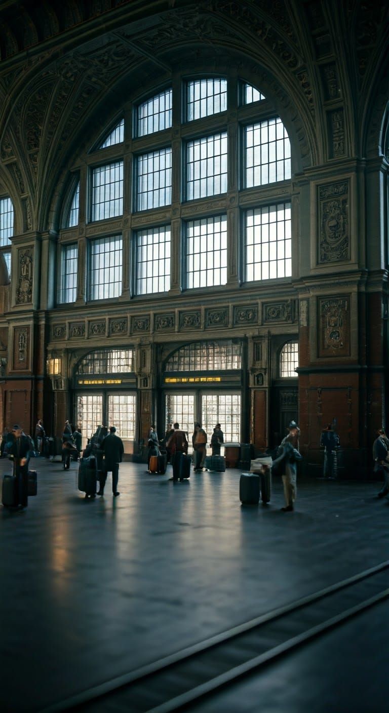 Amsterdam Station Diorama in Z Scale ABS Plastic