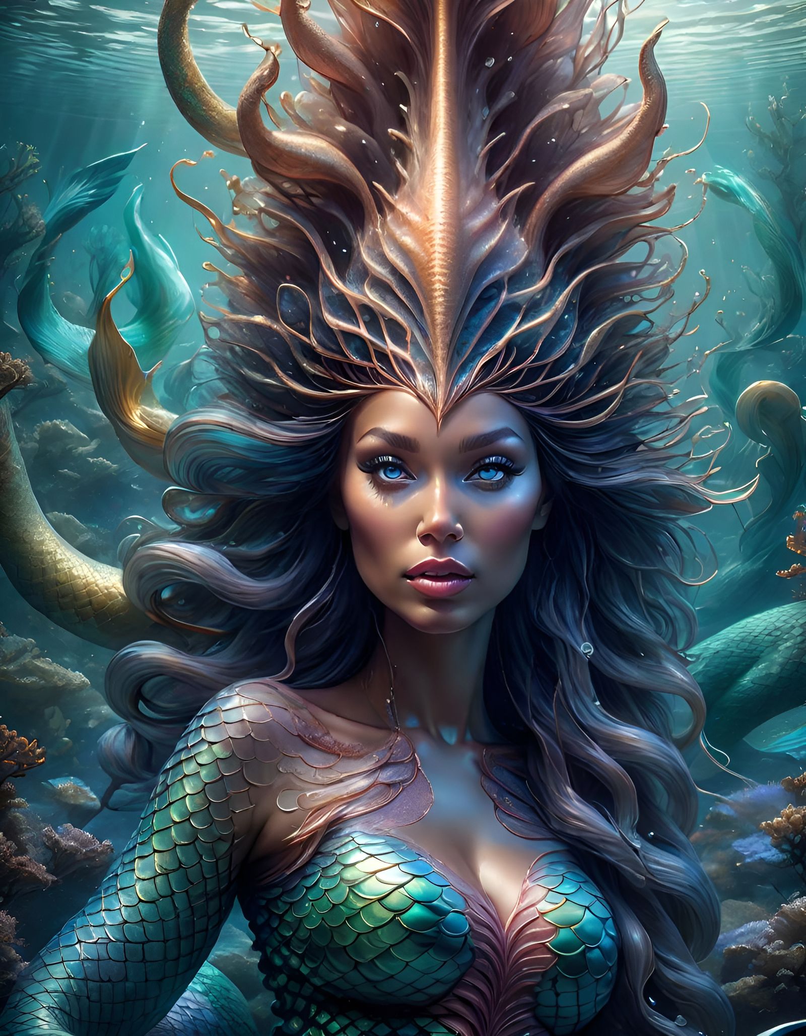 Nagini Mermaid Queen #1
