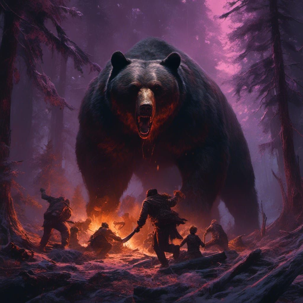 Bear attack