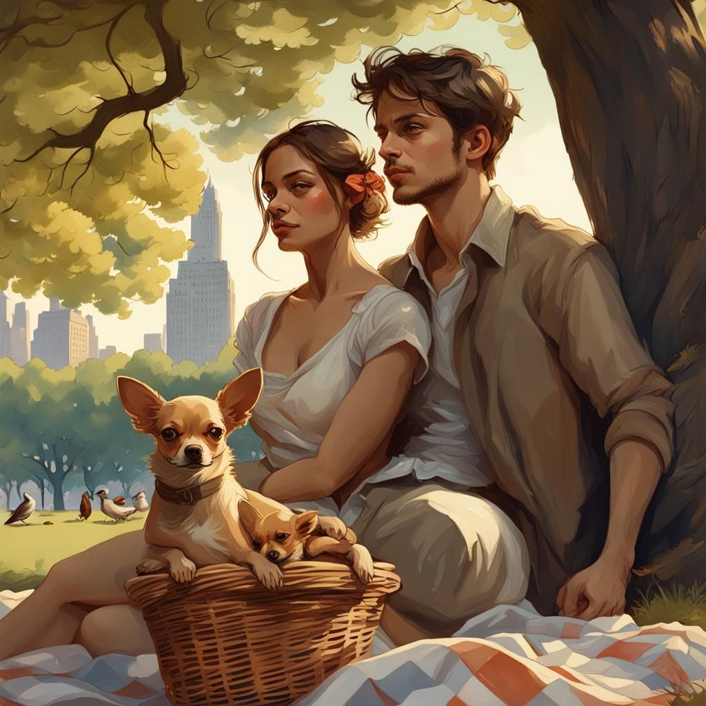 Central Park Picnic: Hyperdetailed Portrait in Unreal Engine