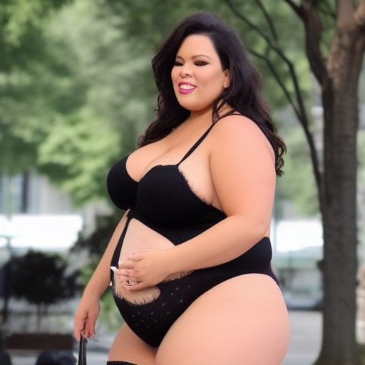 Image of a Plus-Size Woman