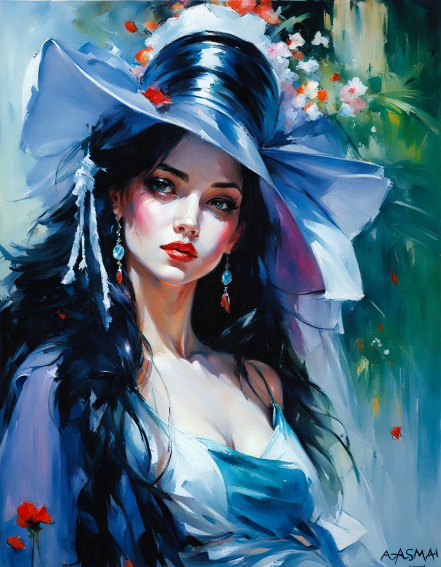 Garmash Royo Asencio Inspired Figure Illustration