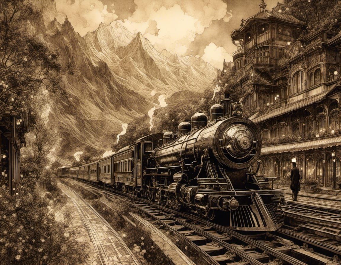 Moebius Style Illustration of Alexandrian Man