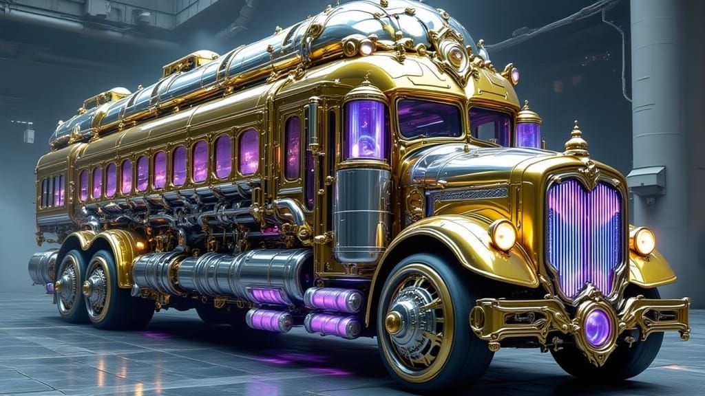 Armored School Bus with Advanced Reactor Core