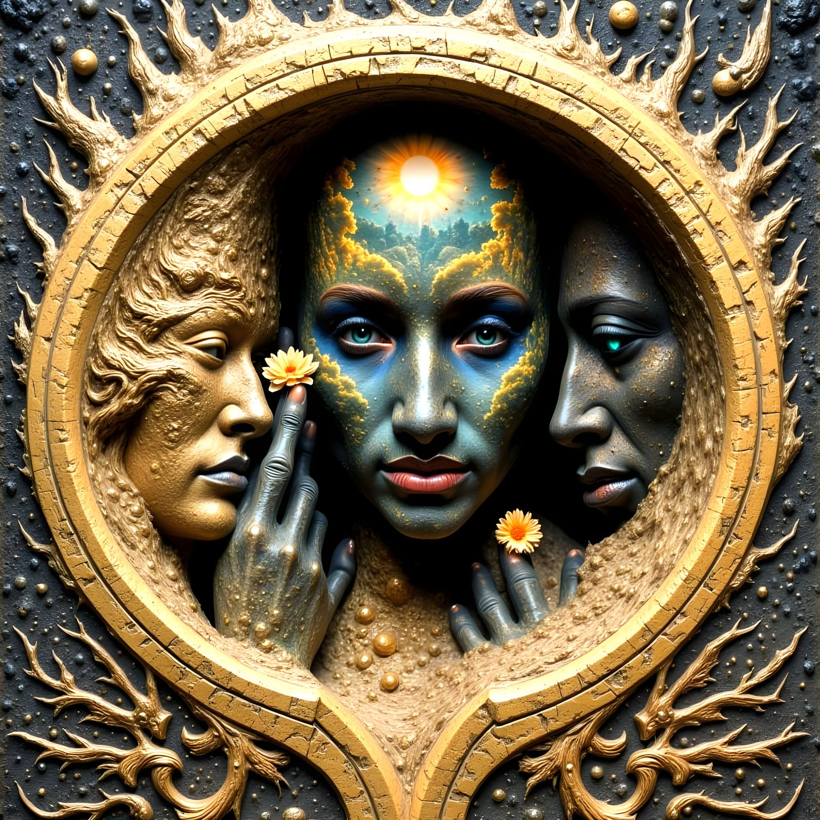 Epic Struggle Against the Human Psyche in Abstract Reality