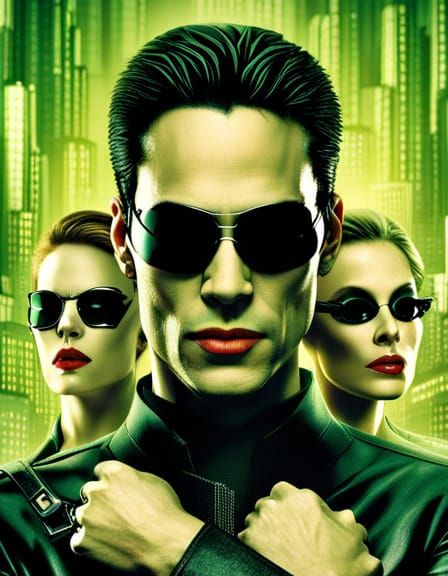 The Matrix Movie Poster Art