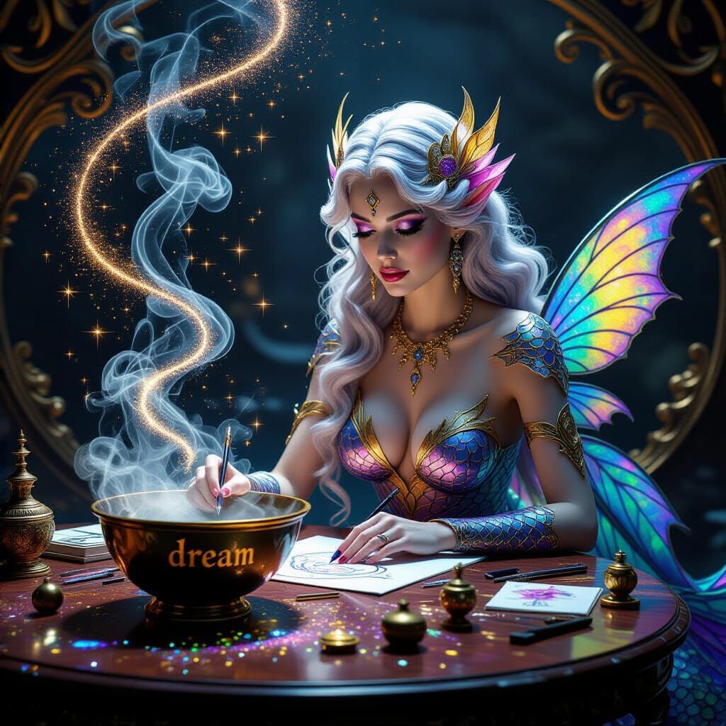 Regal Mermaid in Dream Magic Workshop