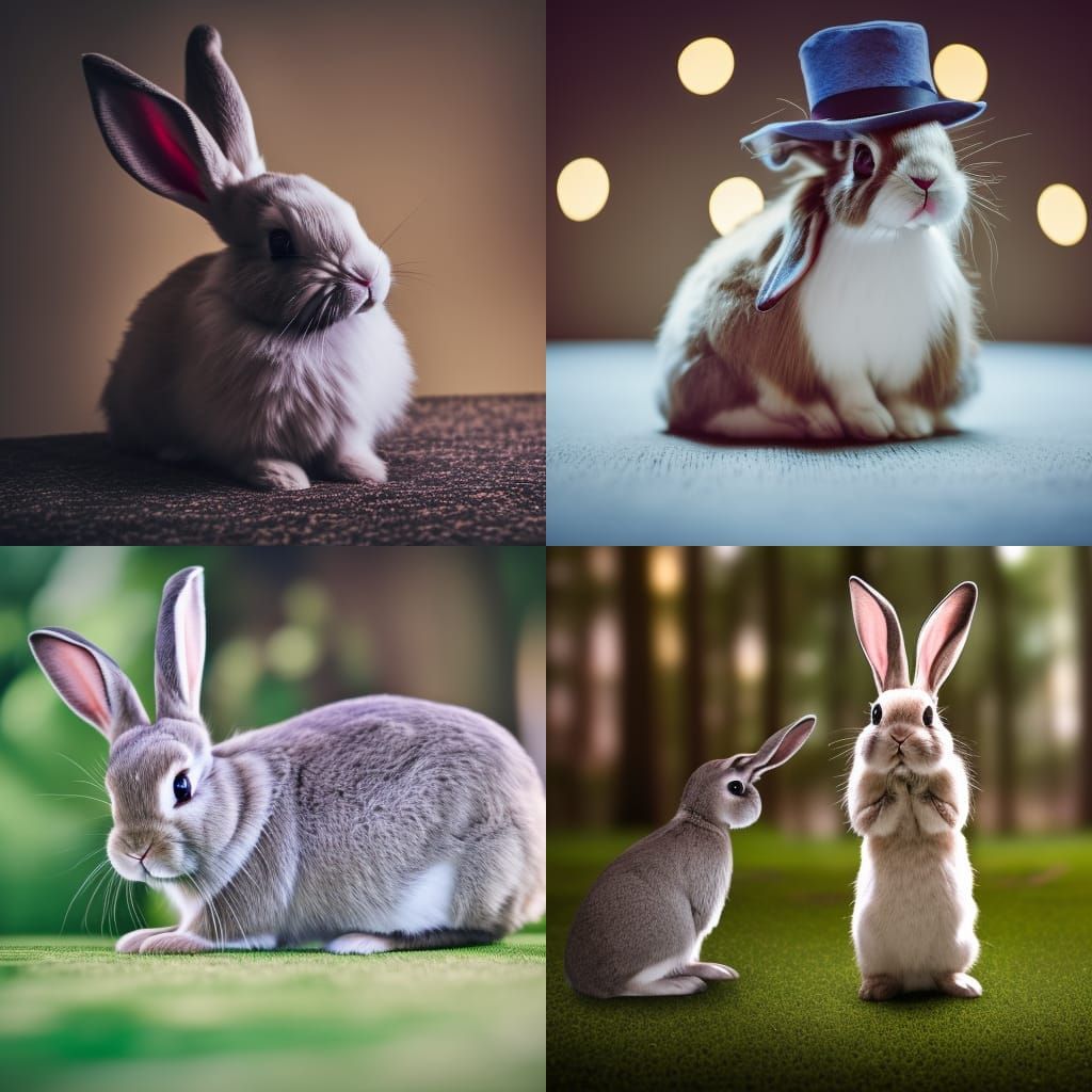 Bunny Magician's Enchanting Trick: Professional Photography