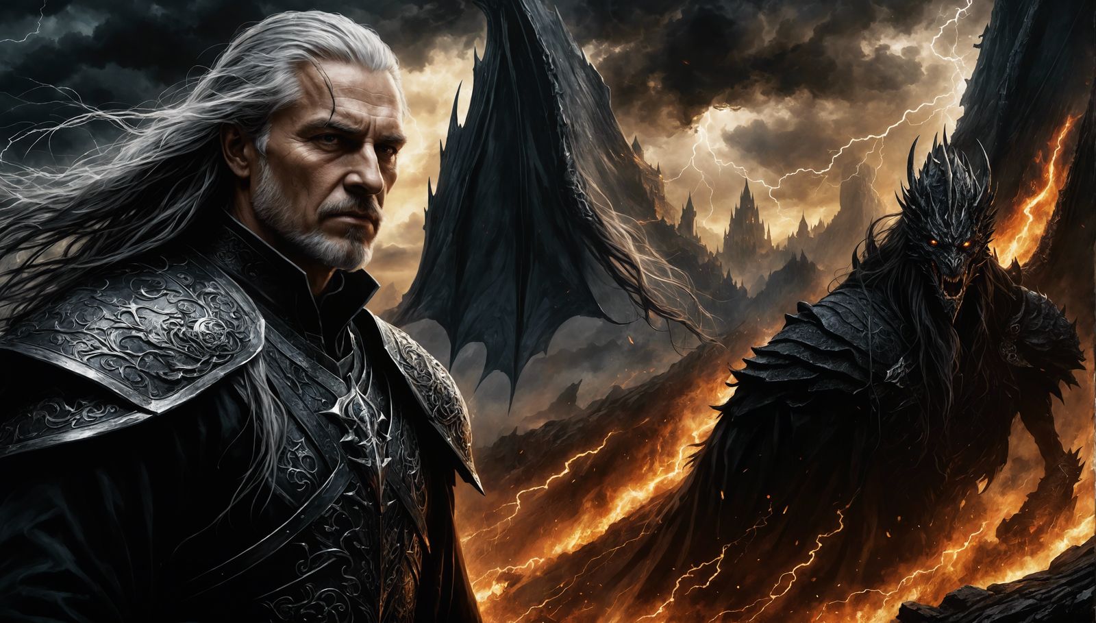 Anomander Rake Portrait with High House Death