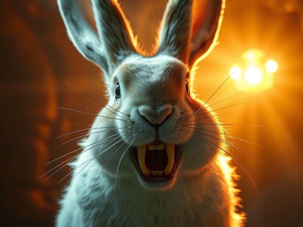 The Killer Rabbit of Caerbannog has a vicious streak a mile ...