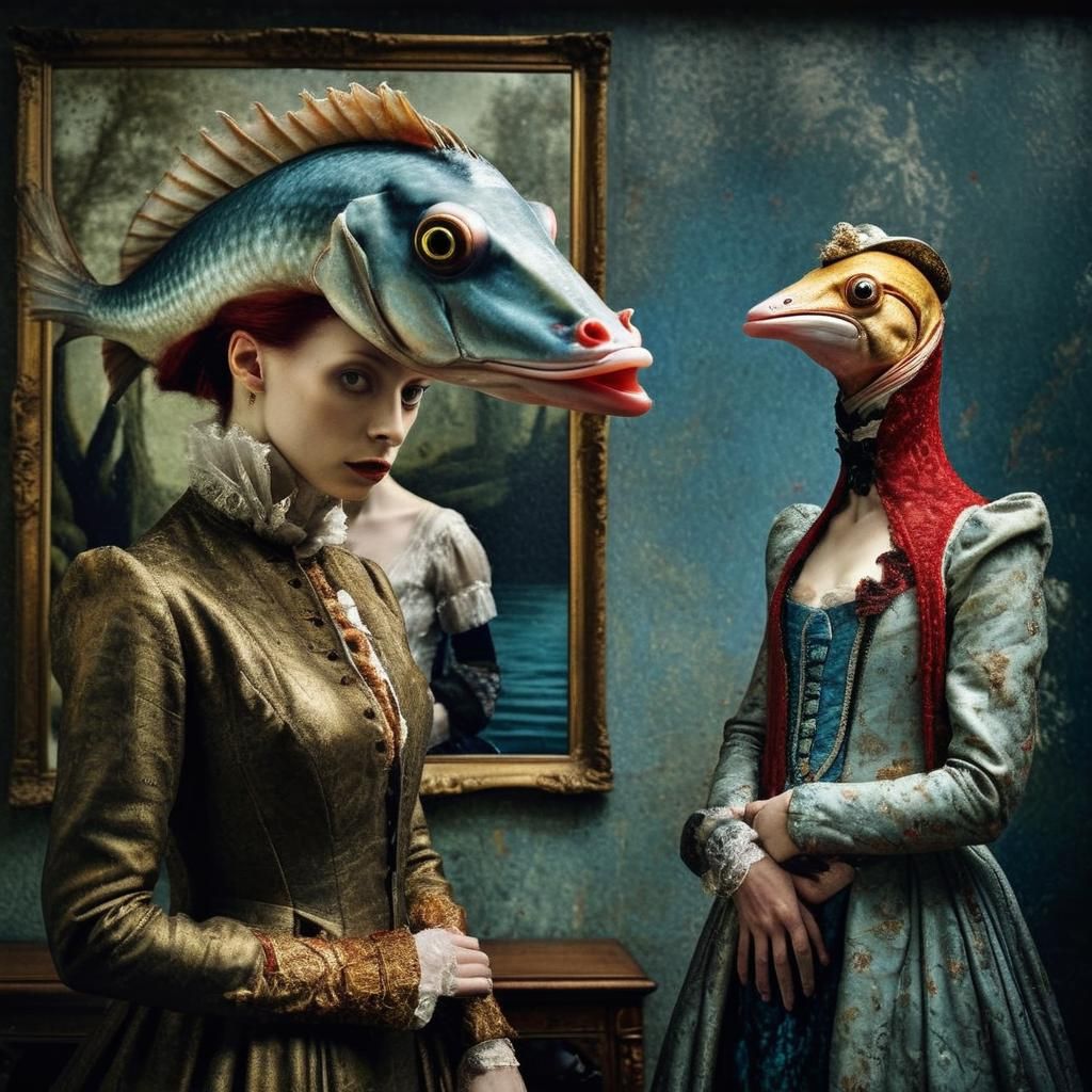 Detailed Hyperrealistic Scene with Magical Light