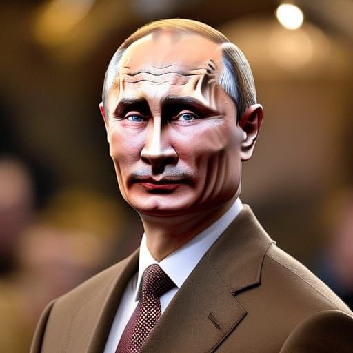 Disturbing Image of Man with Horns