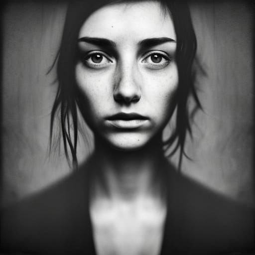 Dramatic Close-Up Portrait of a Black Tulip