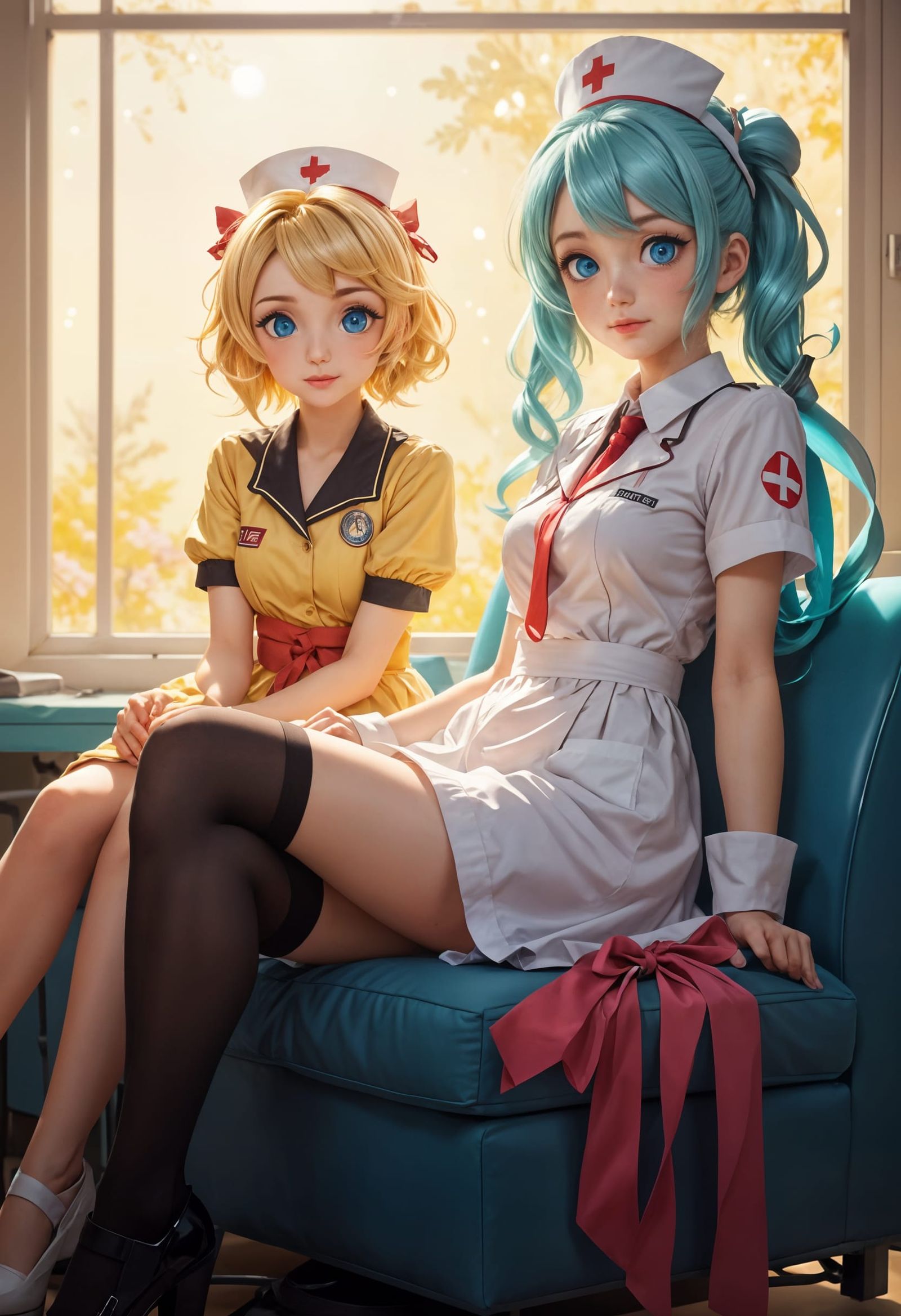 Nurse Kagamine Rin as Idol Singer