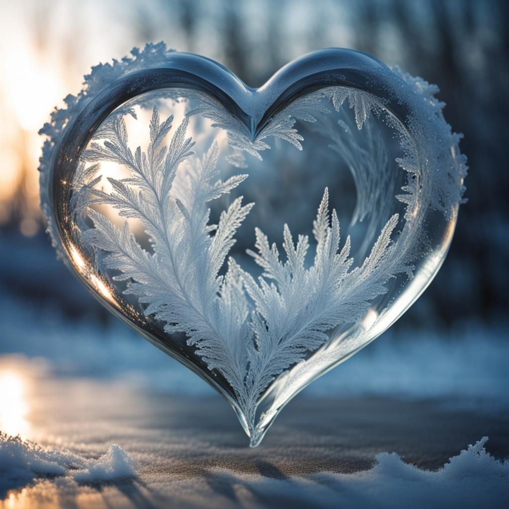 Shattering Glass Heart: Frost, Magic, and Light