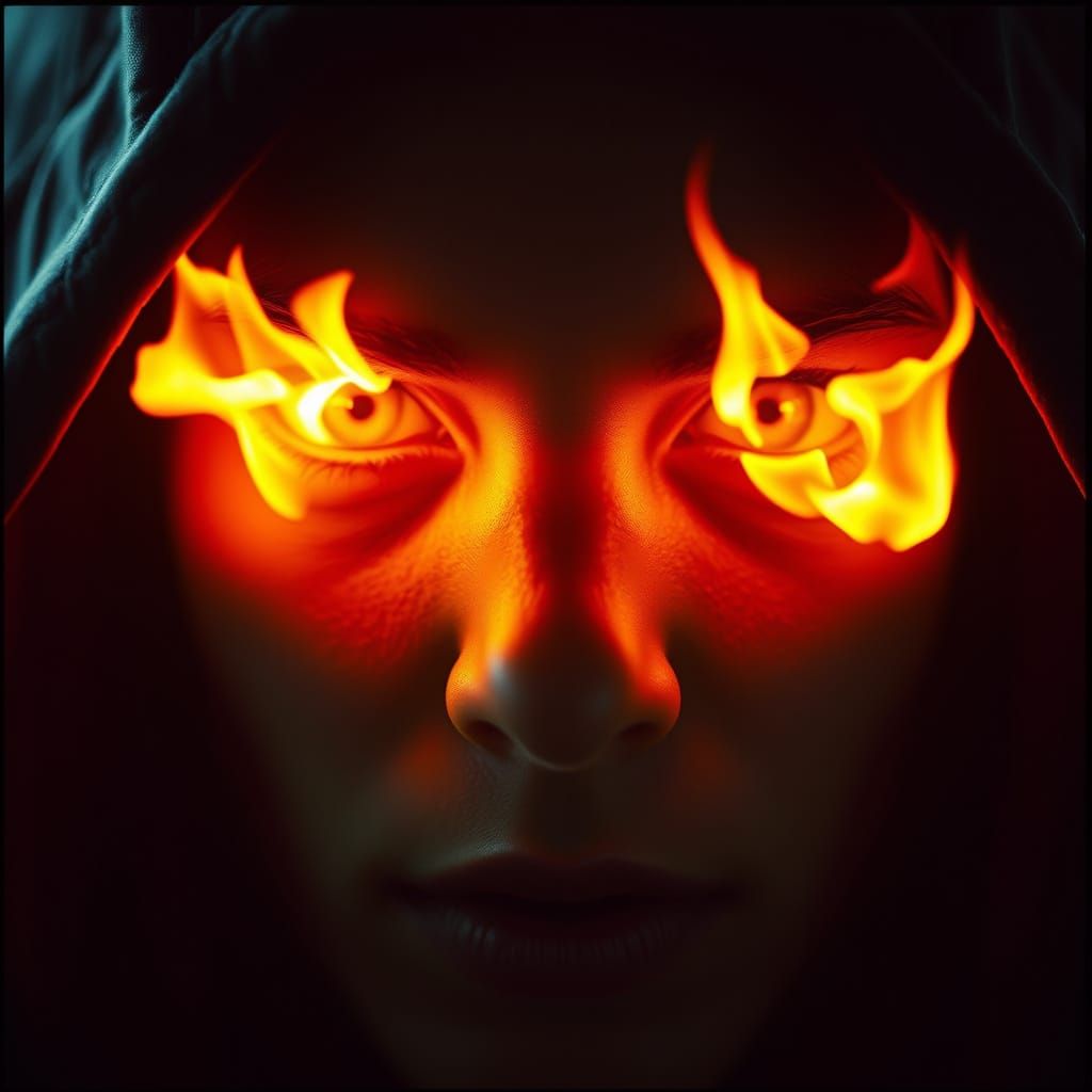 A Normal Person's Fiery Gaze