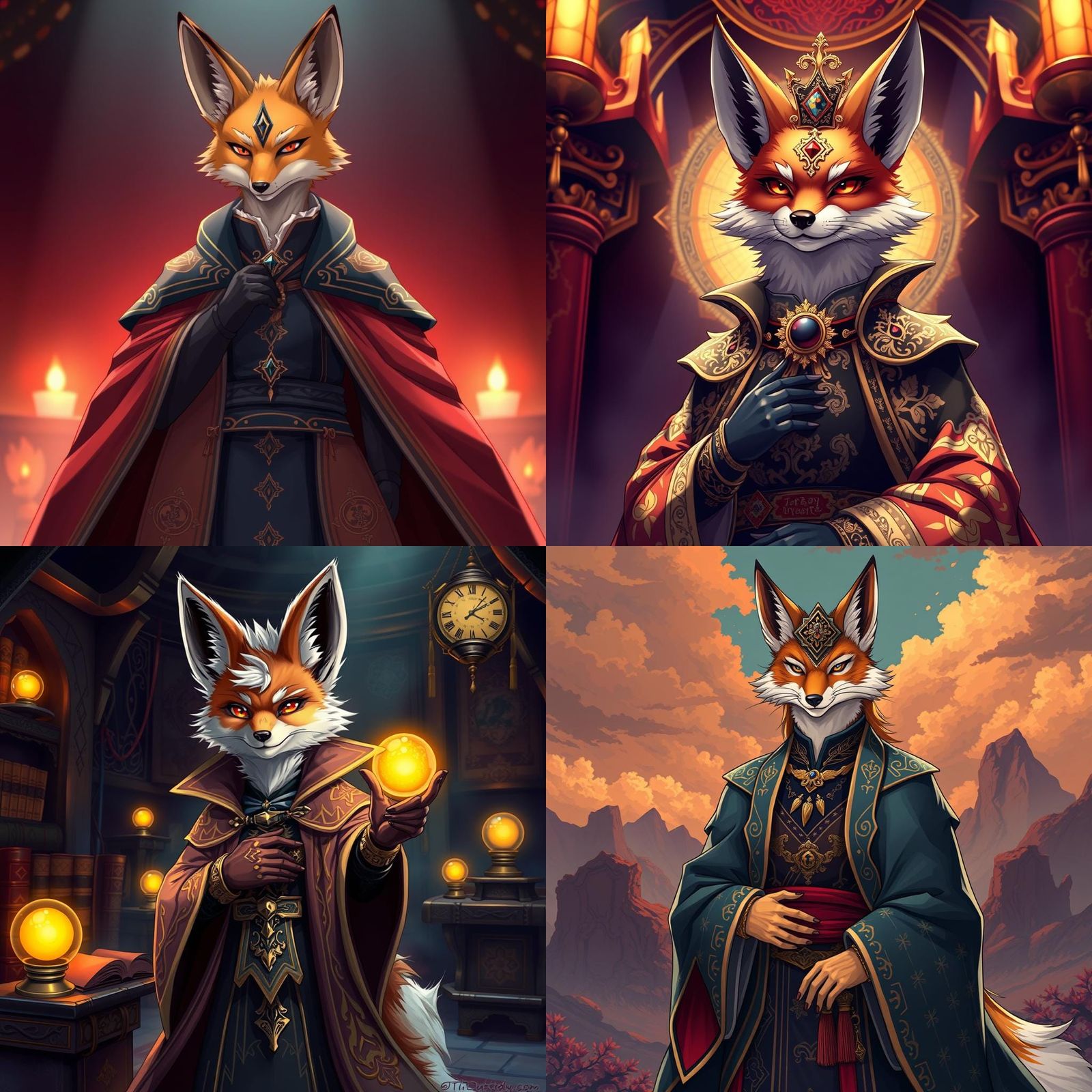 Anime Furry Fox Magistrate Arcane
