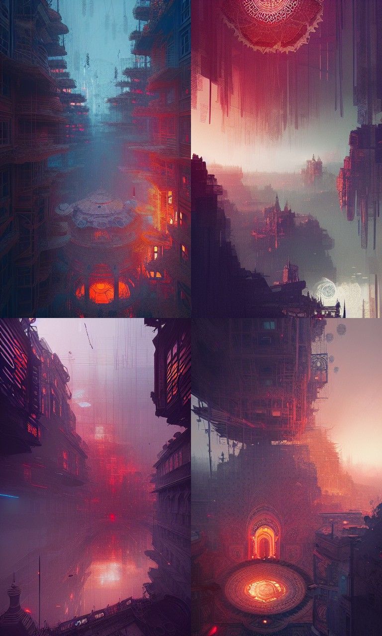 Intricate Mandala of Intense Power by Ismail Inceoglu