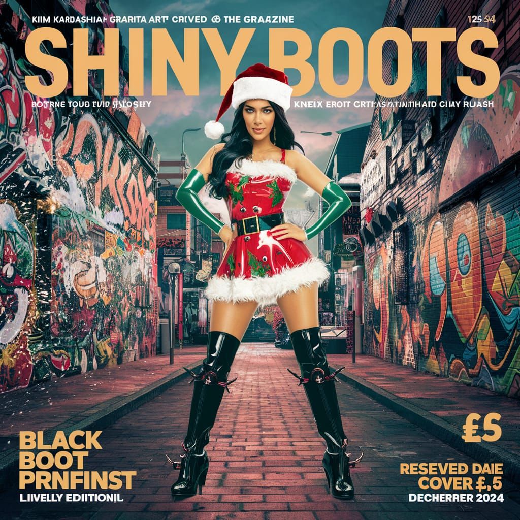 Kim Kardashian Shines in Vibrant Christmas Magazine Cover Ar...