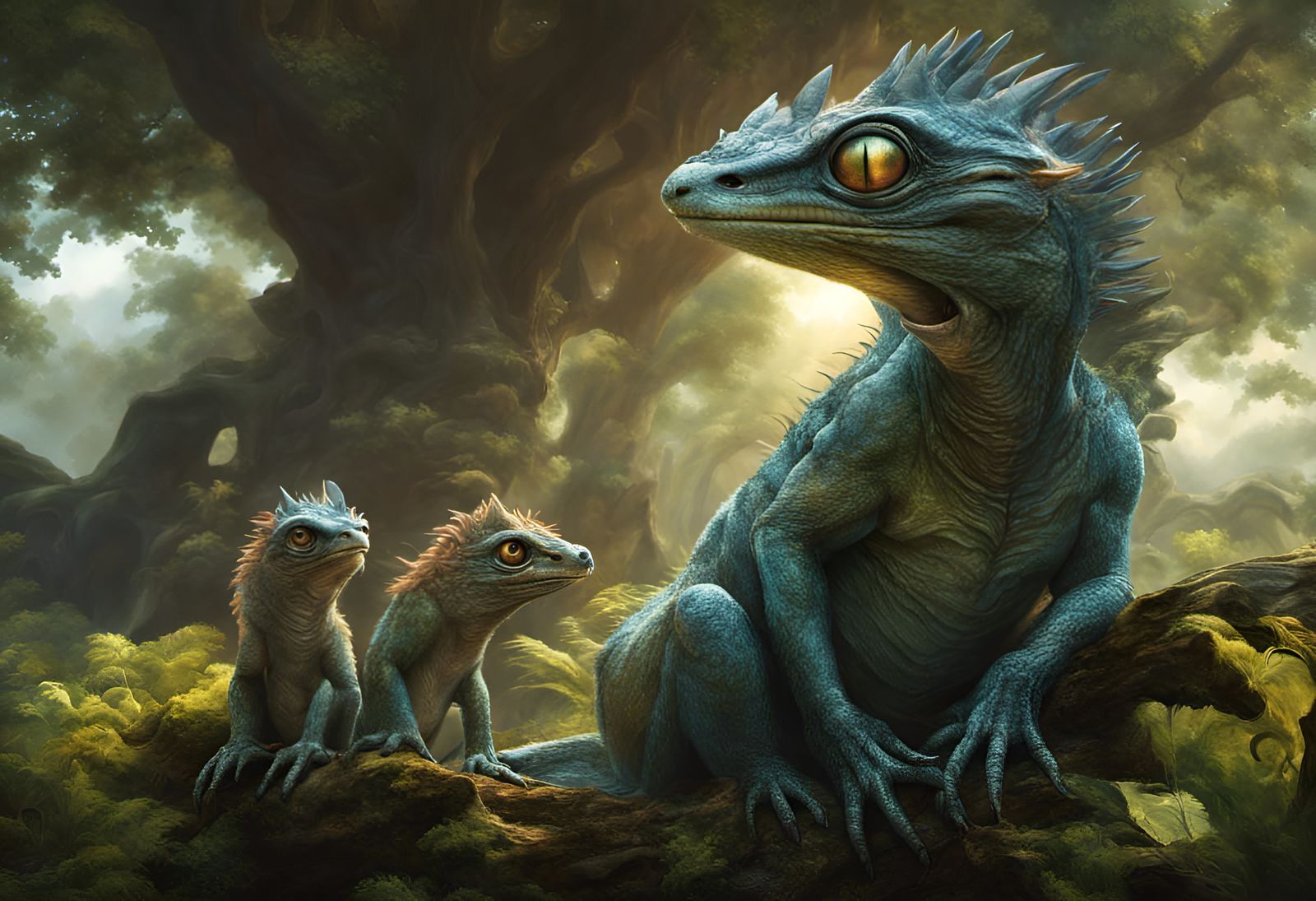 Exotic Creatures in Hyperreal 3D Render