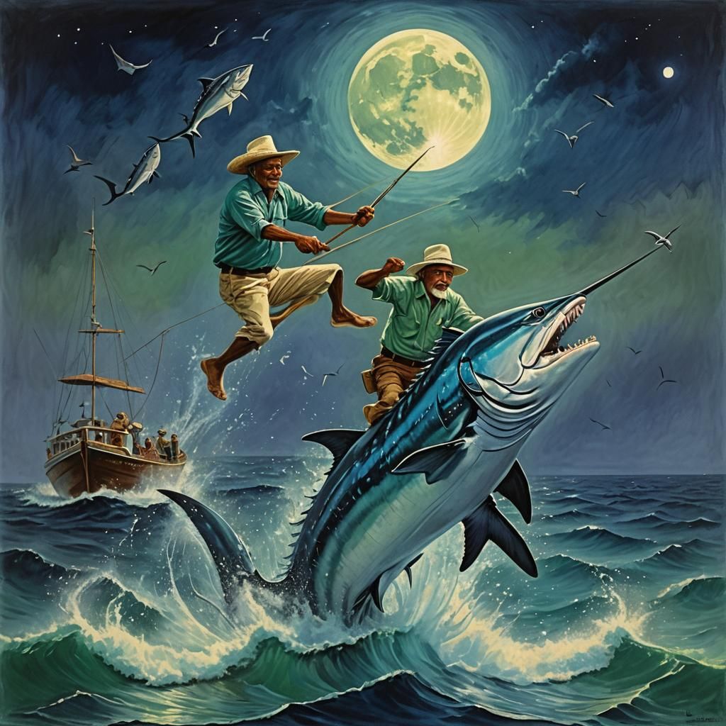 Mexican Fisherman's Epic Battle with Marlin