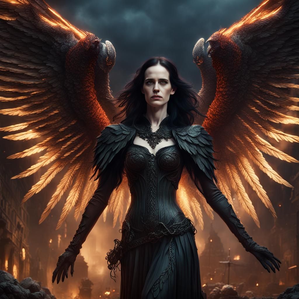 Angel of Death: Detailed Matte Painting