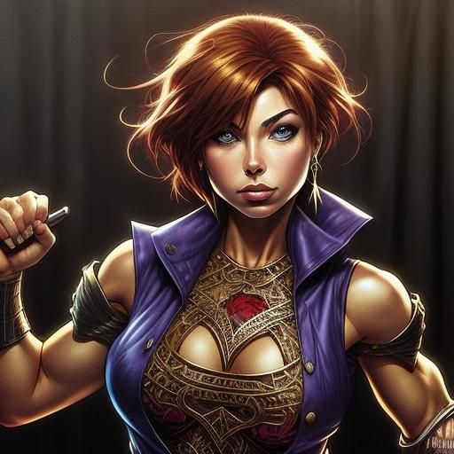 Cute Character Pencil Sketch Comic Art