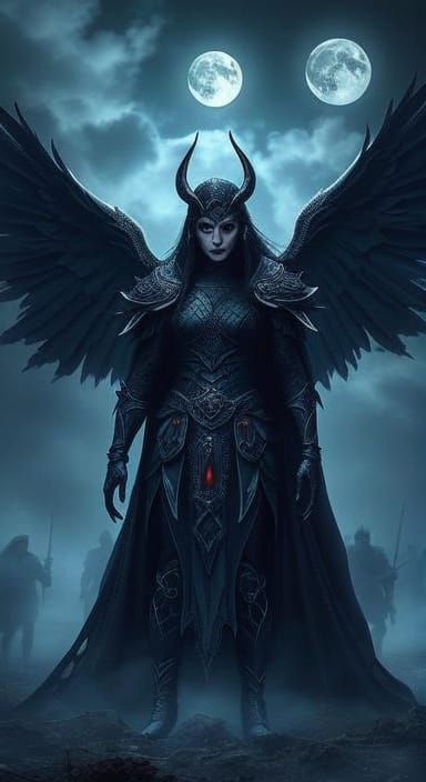 Morrigan, Celtic Goddess of War in Fantasy Realism