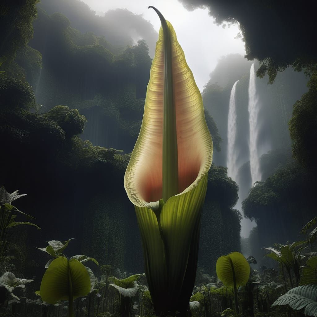 Titan Arum: Dramatic Digital Matte Painting