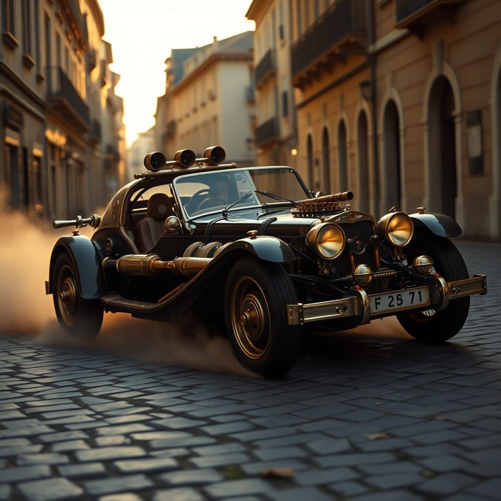 Steampunk Supercar Unveils Secrets in Montpellier