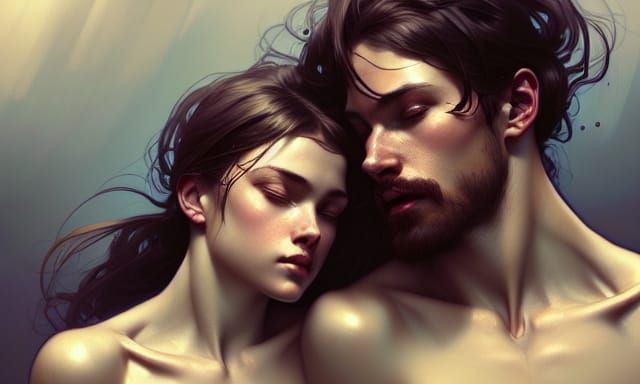 Dreamy Portrait of a Loving Couple