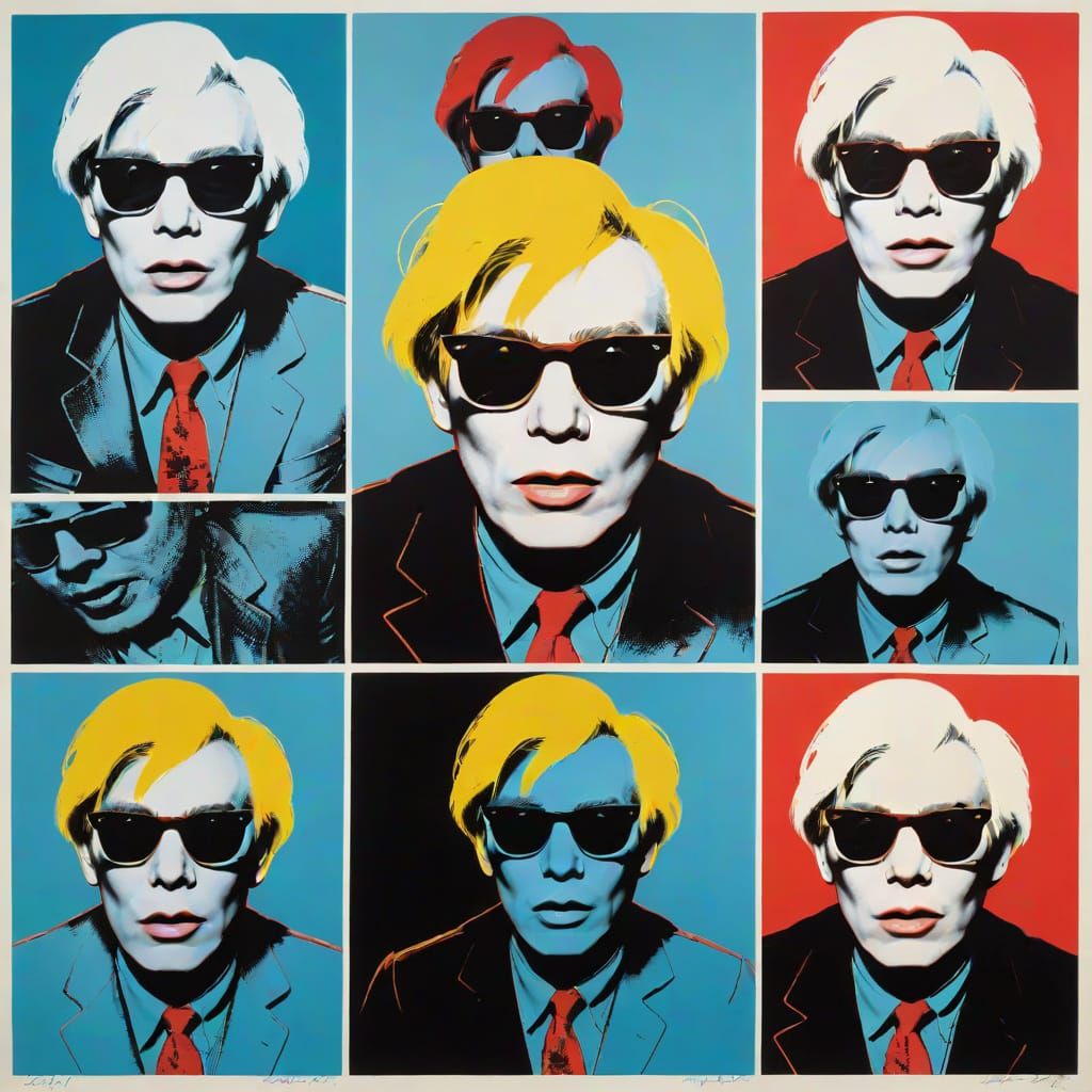 Colorful Pop Art Screen Print